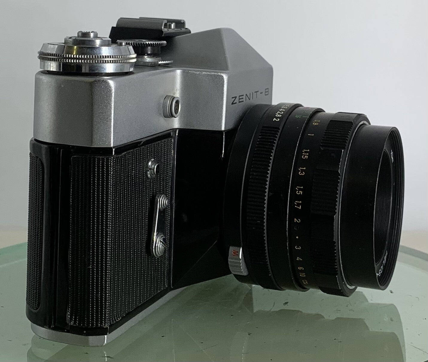 Vintage Zenit - B SLR Camera + HELIOS-44M 2/58 Lens + SILVER + TESTED - 3292
