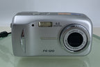 Olympus FE-120 6MP COMPACT DIGITAL CAMERA SILVER WITH COVER + WIRE TESTED - 461