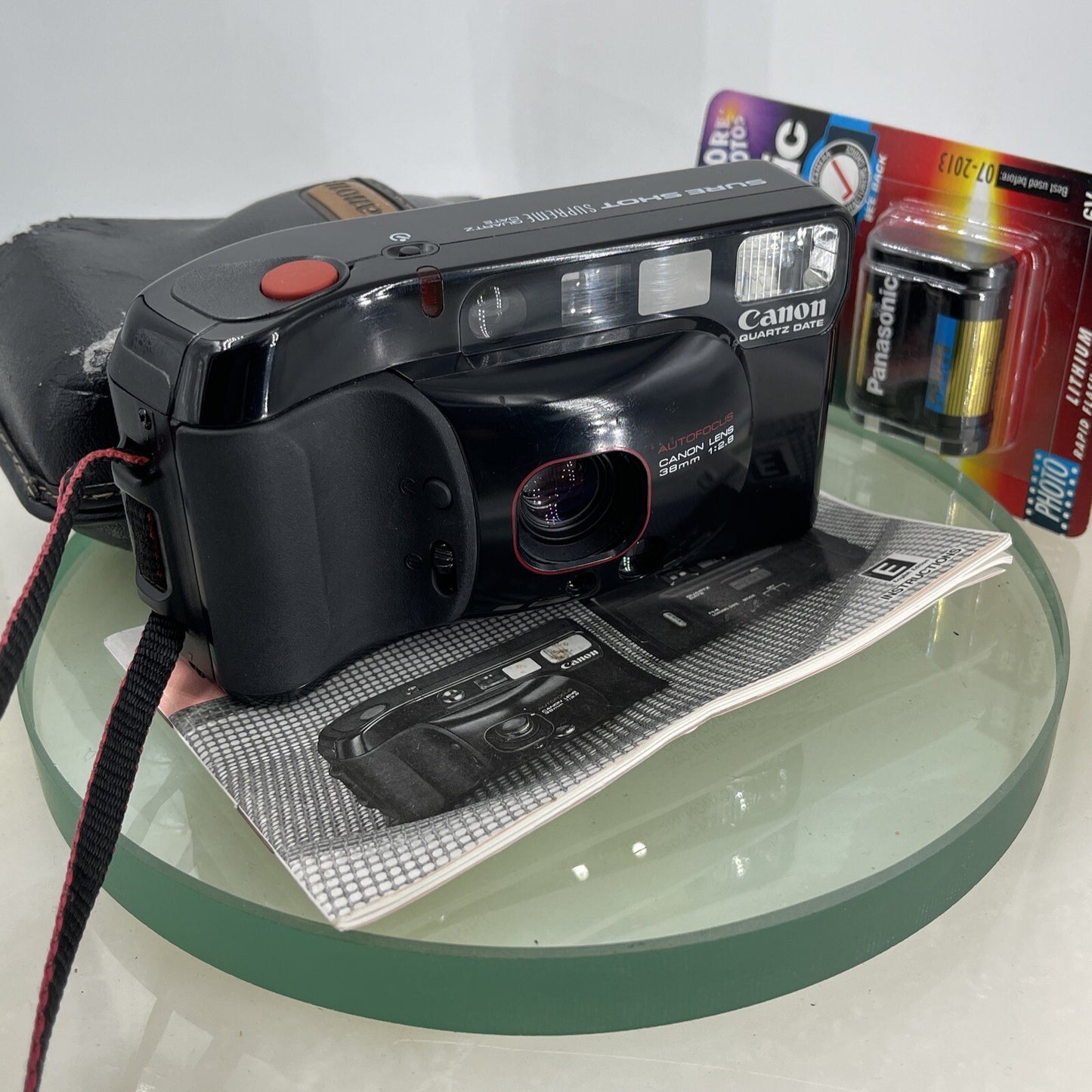 Canon Sure Shot Supreme Quartz Date 35mm Point & Shoot Camera Exc Working N MINT0