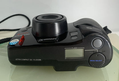 Olympus Superzoom 110 MULTI AF BLACK POINT AND SHOOT FILM CAMERA TESTED - 8077