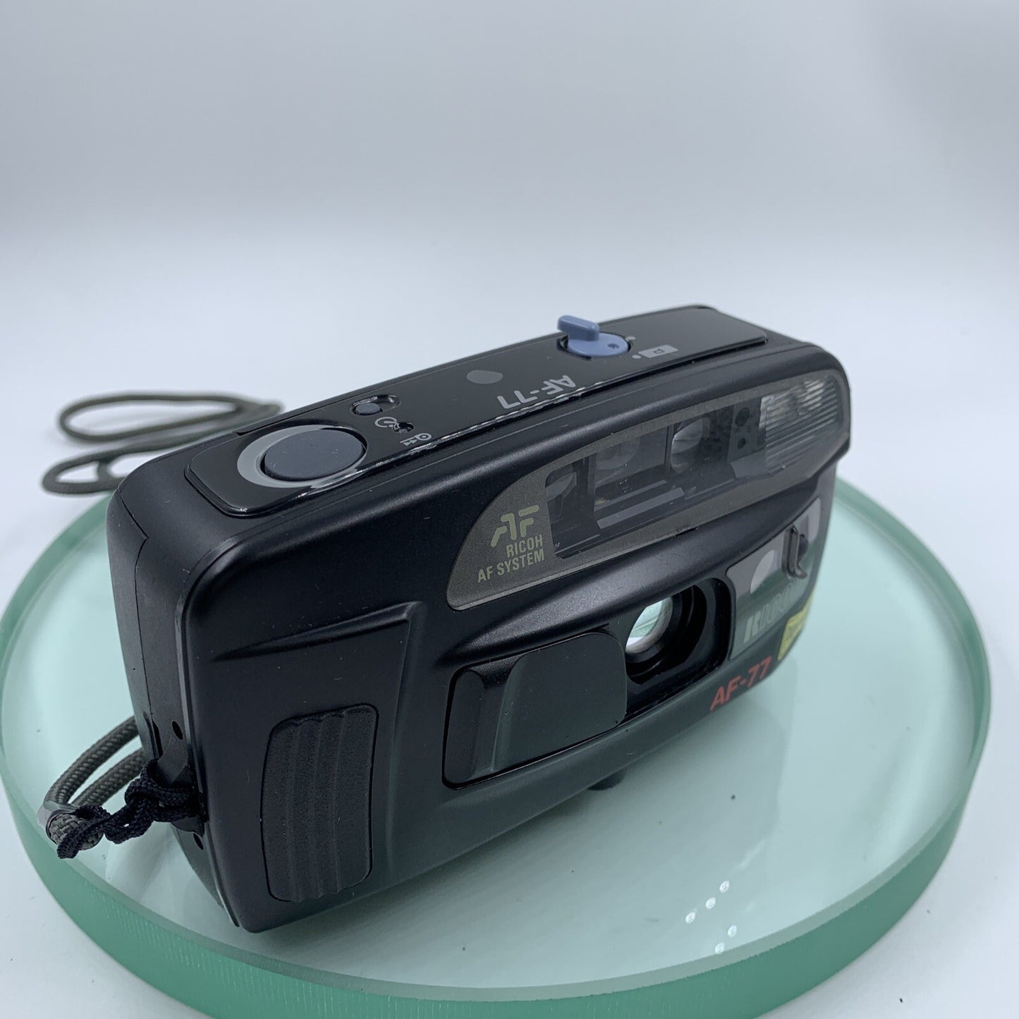 Ricoh AF-77 35mm Compact Retro Film Camera w/Flash Auto Focus TESTED#VGC#9217