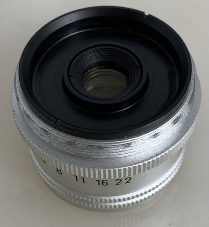 Minolta E.Rokkor 50mm 1:4.5 Screw Enlarger Lens-Case-Mint#1842