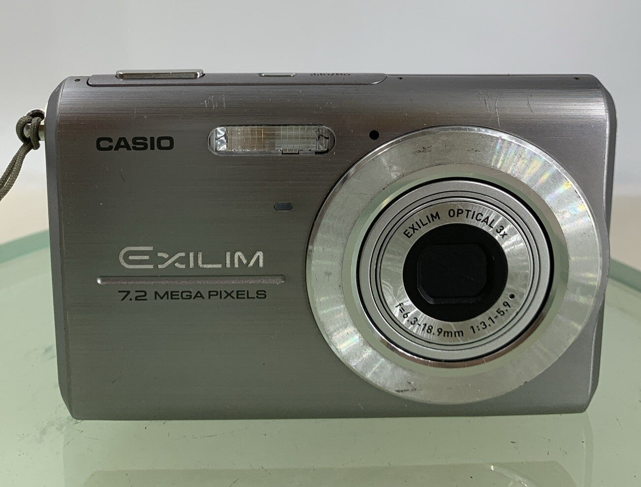 Casio Digital Camera Exilim EX-Z75 7.2MP SILVER + CHARGER+2GB CARD TESTED - 8281