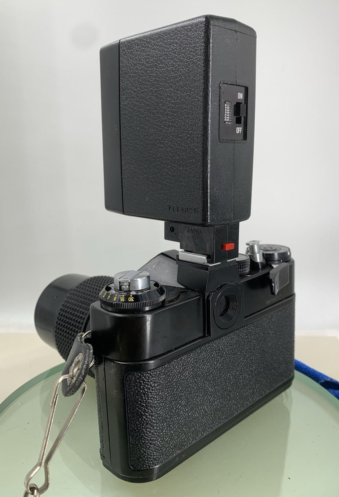 Zenit 11 VINTAGE CAMERA BLACK + HELIO LENS + PRINZ 770C FLASH LITE TESTED - 2694