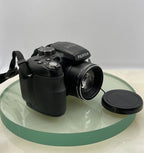 Fujifilm FinePix S1000fd 10.0MP Compact Bridge Digital Camera Black TESTED #3040