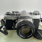 Olympus OM-1 MD 35mm SLR Film Camera &  Olympus ZUIKO  50mm f1.8 Lens- TESTED8871