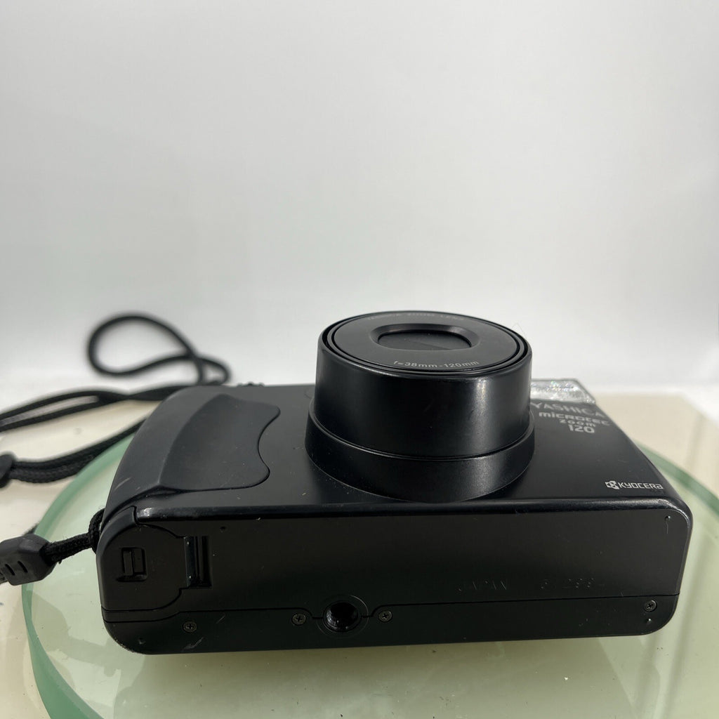 Yashica Microtec Zoom 120 analoge Point&Shoot 35mm Camera TESTED With Case 4013