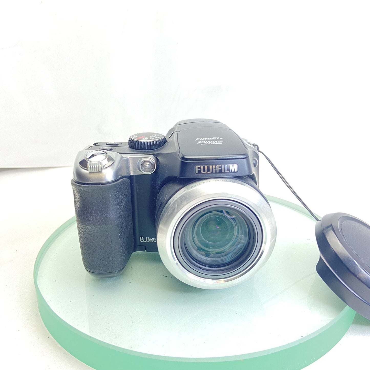 Fujifilm FinePix S Series S8000fd 8.0MP Digital Camera - Black, TESTED, Bag #8021