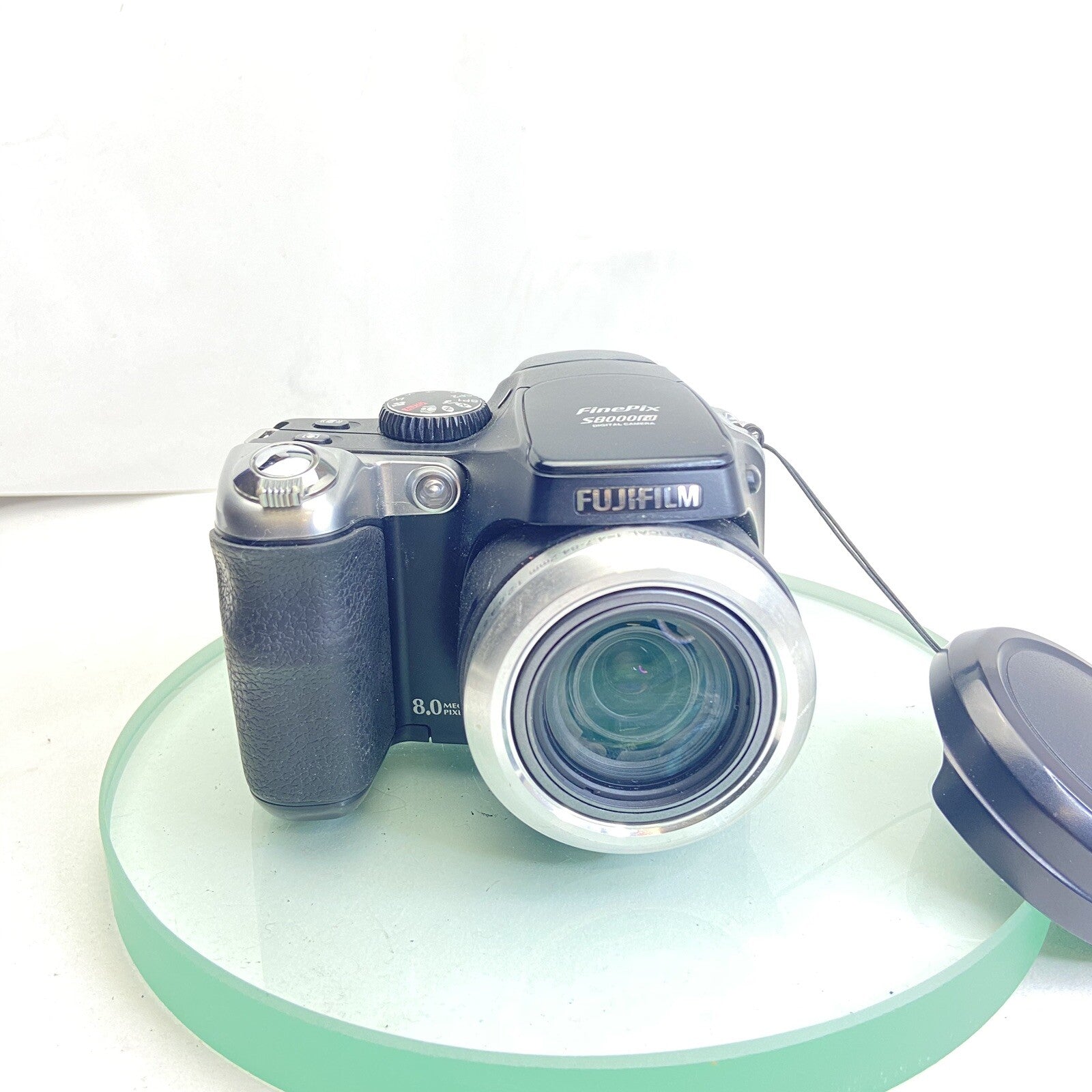 Fujifilm FinePix S Series S8000fd 8.0MP Digital Camera - Black, TESTED, Bag #8021