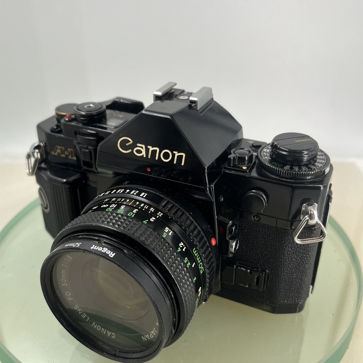 BEAUTIFUL Canon A-1 35mm SLR Camera Body+ FD 50mm f/1.8 FULLY WORKING #8742
