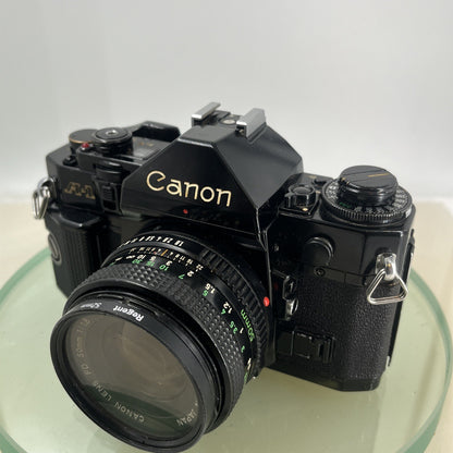 BEAUTIFUL Canon A-1 35mm SLR Camera Body+ FD 50mm f/1.8 FULLY WORKING #8742