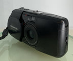 Olympus Mju Zoom 35mm Film Point and Shoot Camera Black Tested + BOX,SERVICED1012