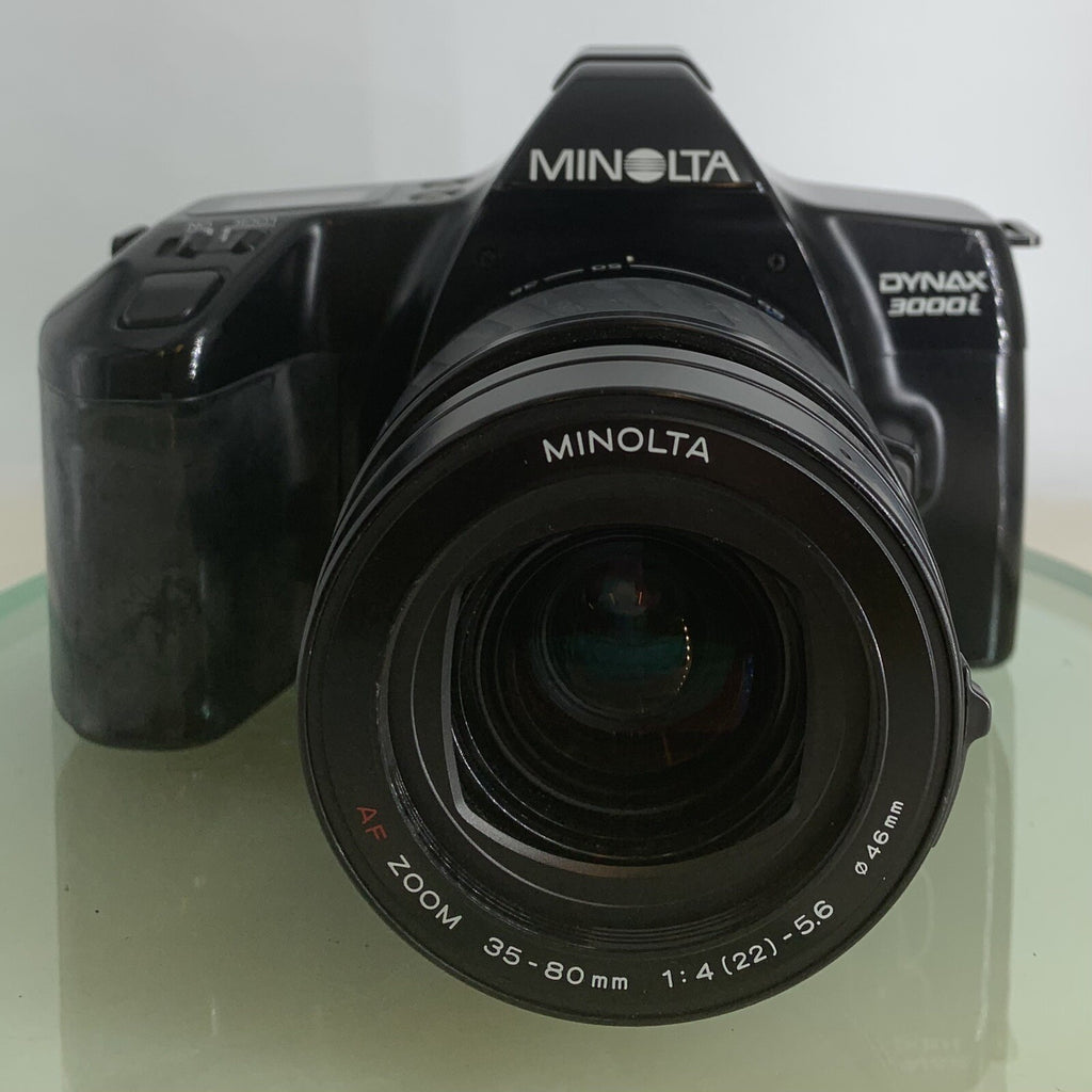 Minolta Dynax 3000i 35mm SLR Film Camera + 35-80mm Lens + Tested - 1771