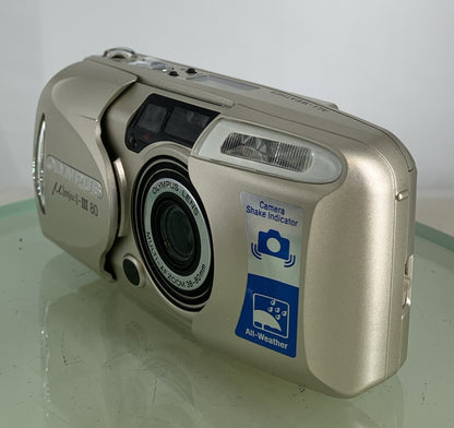 Olympus MJU III 80 Camera 35mm Film Point & Shoot Compact 38-80mm Lens + TIN +++2