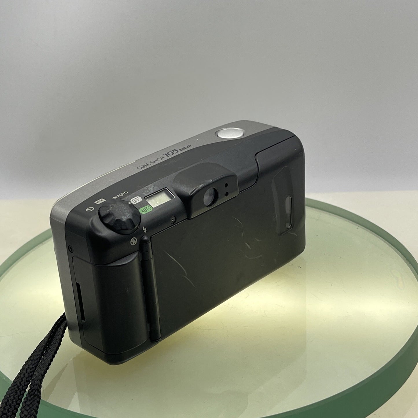 Vintage Canon Sure Shot 105 ZoomPoint&Shoot 35mm Film Camera Case Tested #8024