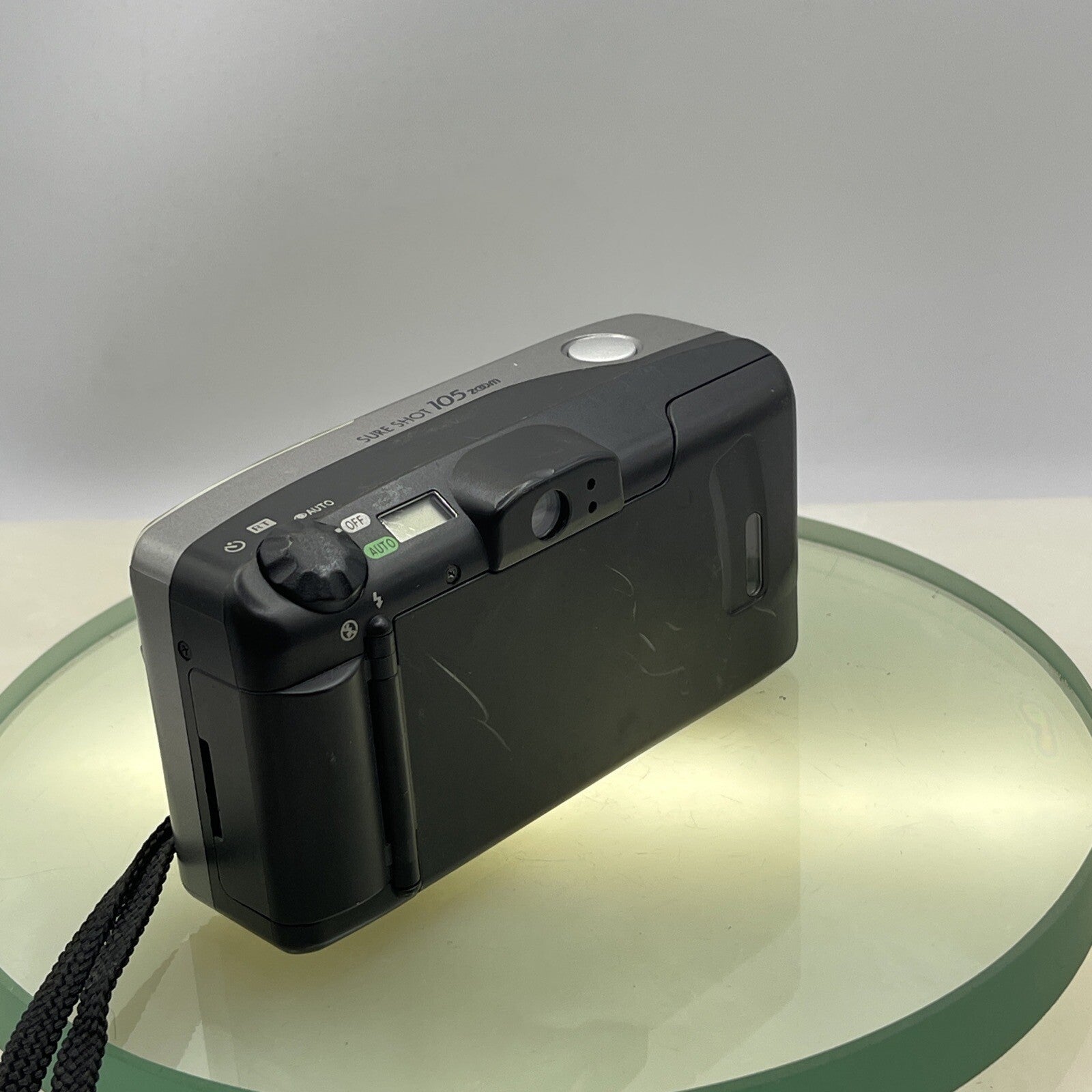Vintage Canon Sure Shot 105 ZoomPoint&Shoot 35mm Film Camera Case Tested #8024