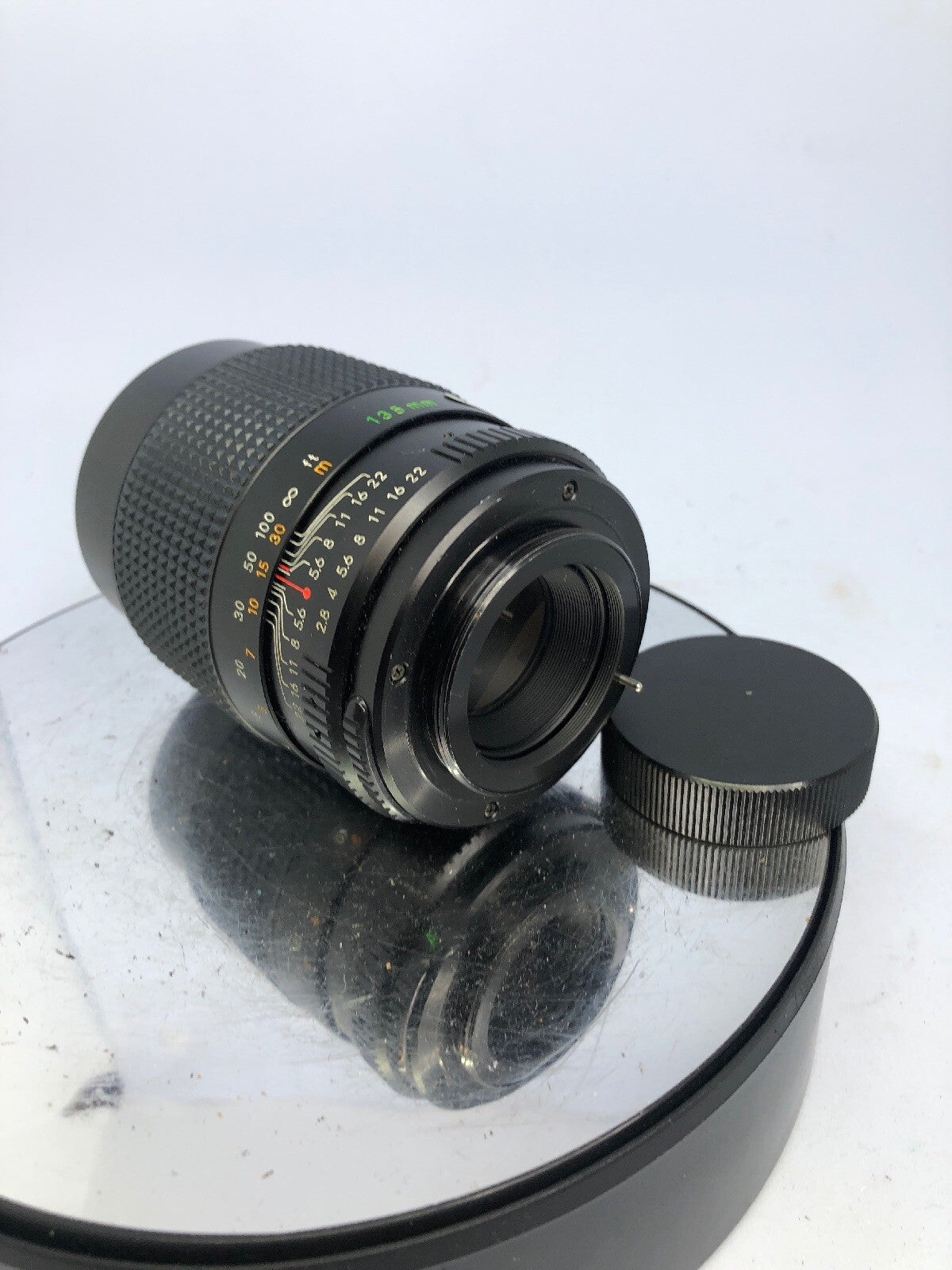 CHINON CS 35mm SLR FILM CAMERA WITH 2 Lenses 50mm,135mm+Bag+Manual#BB66