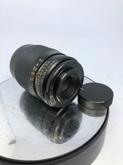 CHINON CS 35mm SLR FILM CAMERA WITH 2 Lenses 50mm,135mm+Bag+Manual#BB66
