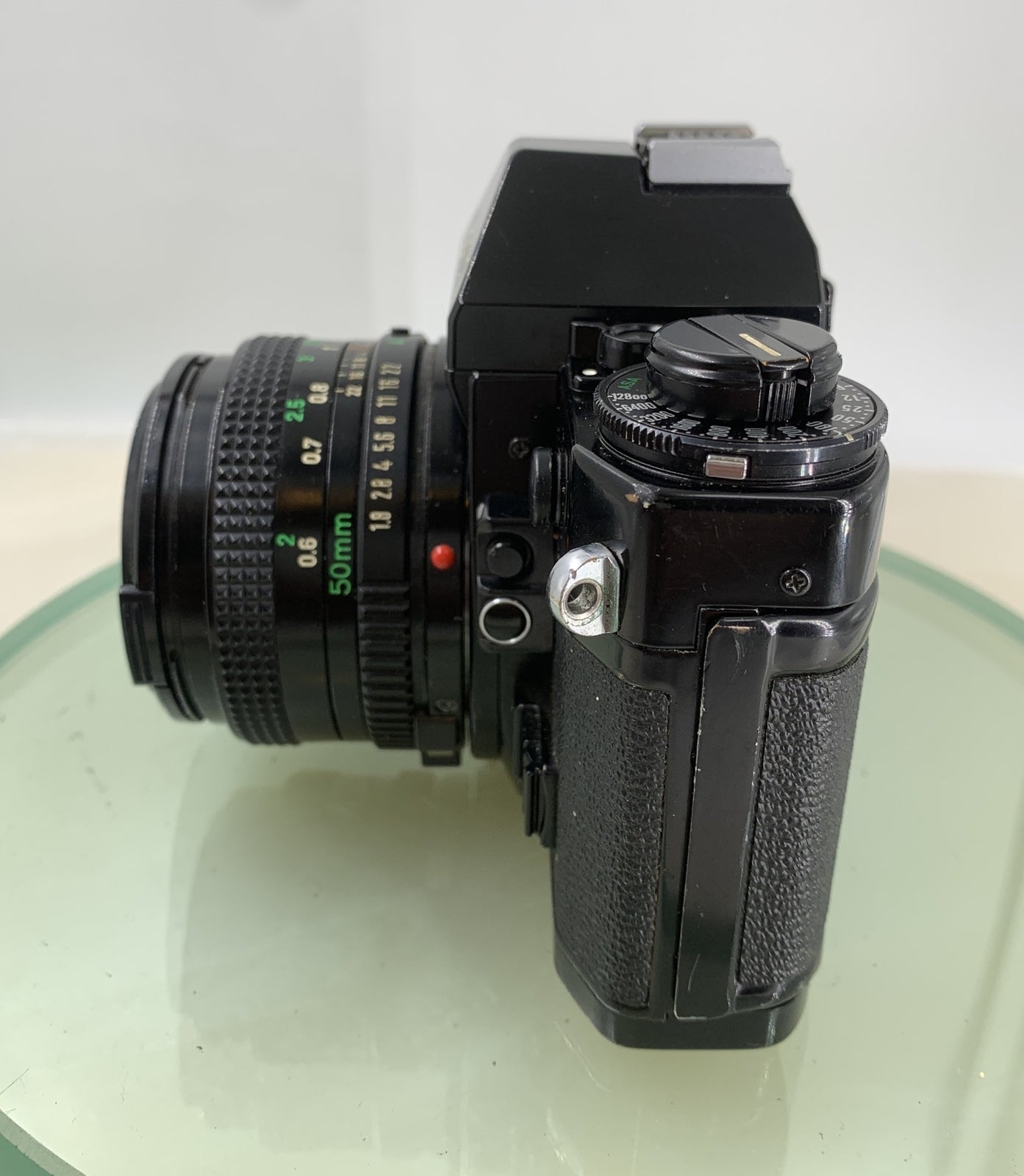 Canon A-1 35mm SLR Film Camera + FD 50mm f/1.8 Prime Lens BOXED, BOOK, STRAP#80612