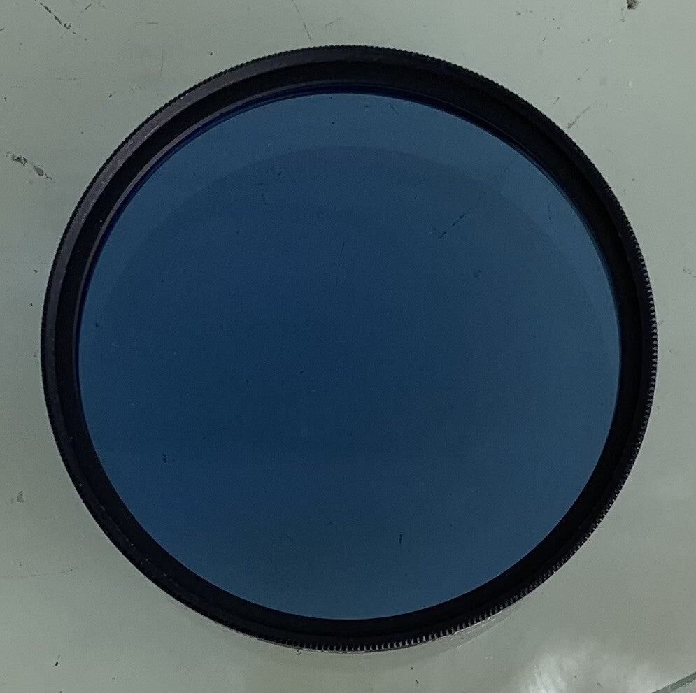 GENIUNE HOYA FILTER 80B 55mm BLUE+CASE+CLEAN+GOOD CONDITION-5571