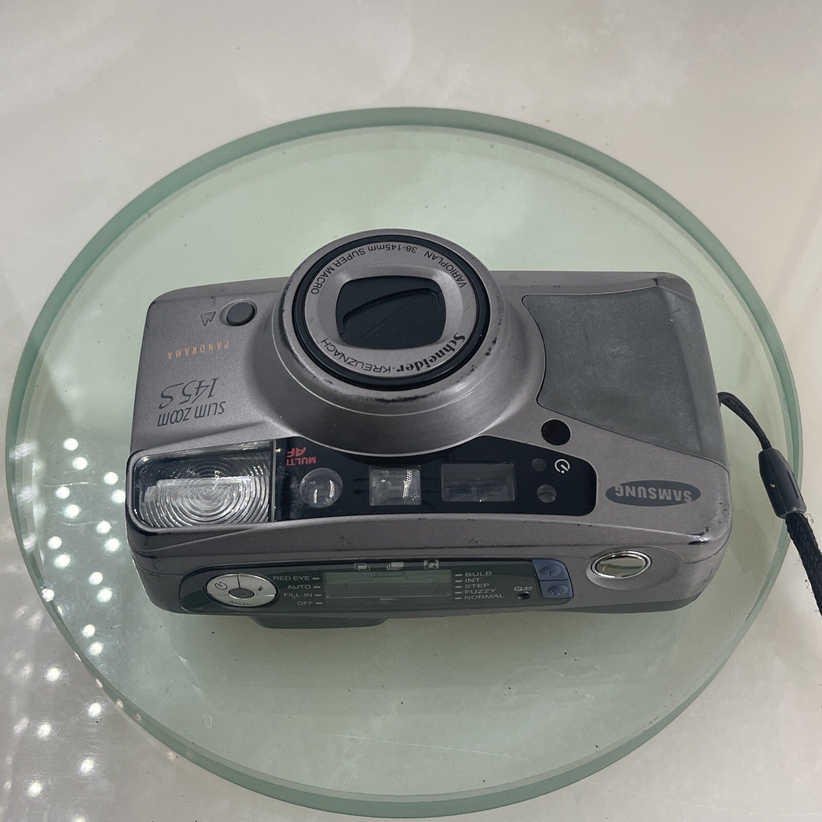 Samsung Slim Zoom 145S 35mm Camera 38-145mm Zoom Multi AF Panorama Cased#5327