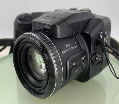 FujiFilm FinePix S602 Z 3.1MP SLR Digital Camera BLACK 16MB CARD TESTED - 1442