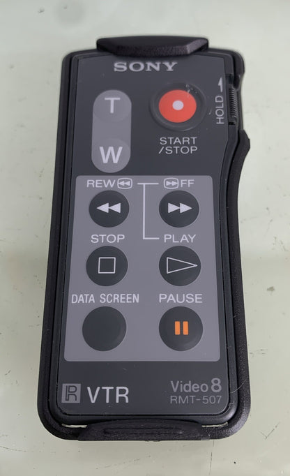 SONY Handycam Remote Control Video 8 RMT-507 BLACK GOOD CONDITION TESTED - 7640