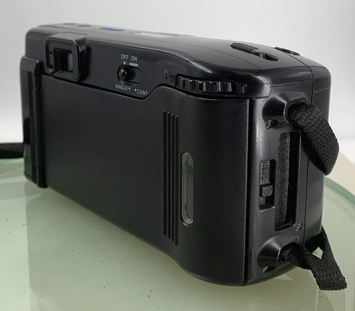 OLYMPUS AZ-1 ZOOM 35mm FILM POINT AND SHOOT CAMERA WITH COVER TESTED - 3426