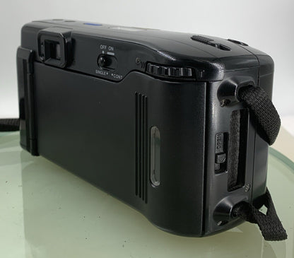 OLYMPUS AZ-1 ZOOM 35mm FILM POINT AND SHOOT CAMERA WITH COVER TESTED - 3426