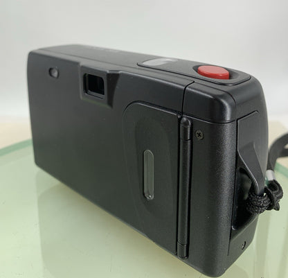 Minolta Riva 35 COMPACT POINT & SHOOT FILM CAMERA FOCUS FREEBLACK TESTED - 1656