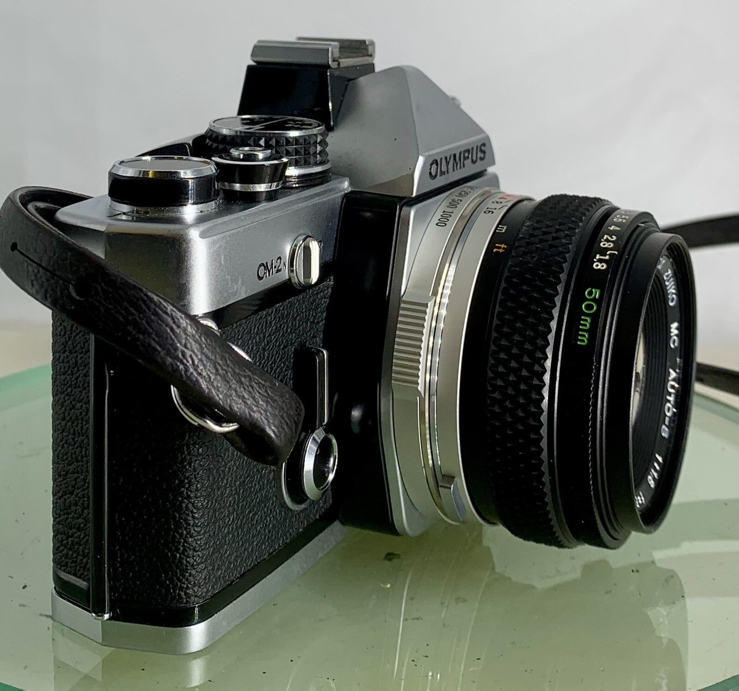 Olympus OM-2N MD 35mm Film SLR Manual Camera Olympus AUTO S50mm F/1.8 Zuiko Lens2