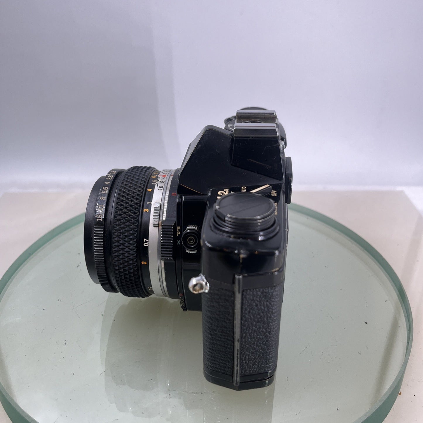 Olympus OM-2n Black - 35mm SLR Film Camera + 50mm f/1.8 Lens-Tested & Working8798