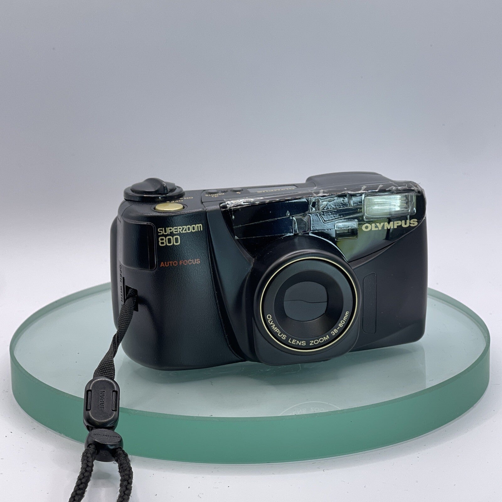 Vintage Black Olympus Superzoom 800 35mm Film Point & Shoot Film Camera#7991