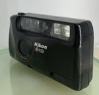 NIKON AF 200 COMPACT POINT AND SHOOT VINTAGE FILM CAMERA BLACK TESTED - 8262