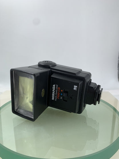 Miranda 700 CD Multi-Dedicated FLASH GUN BLACK FOR CAMERA + BOX TESTED - 3984