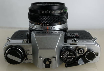 SERVICED Olympus OM10 35mm Film SLR Manual Camera + Olympus 50mm f/1:1.8 #1289