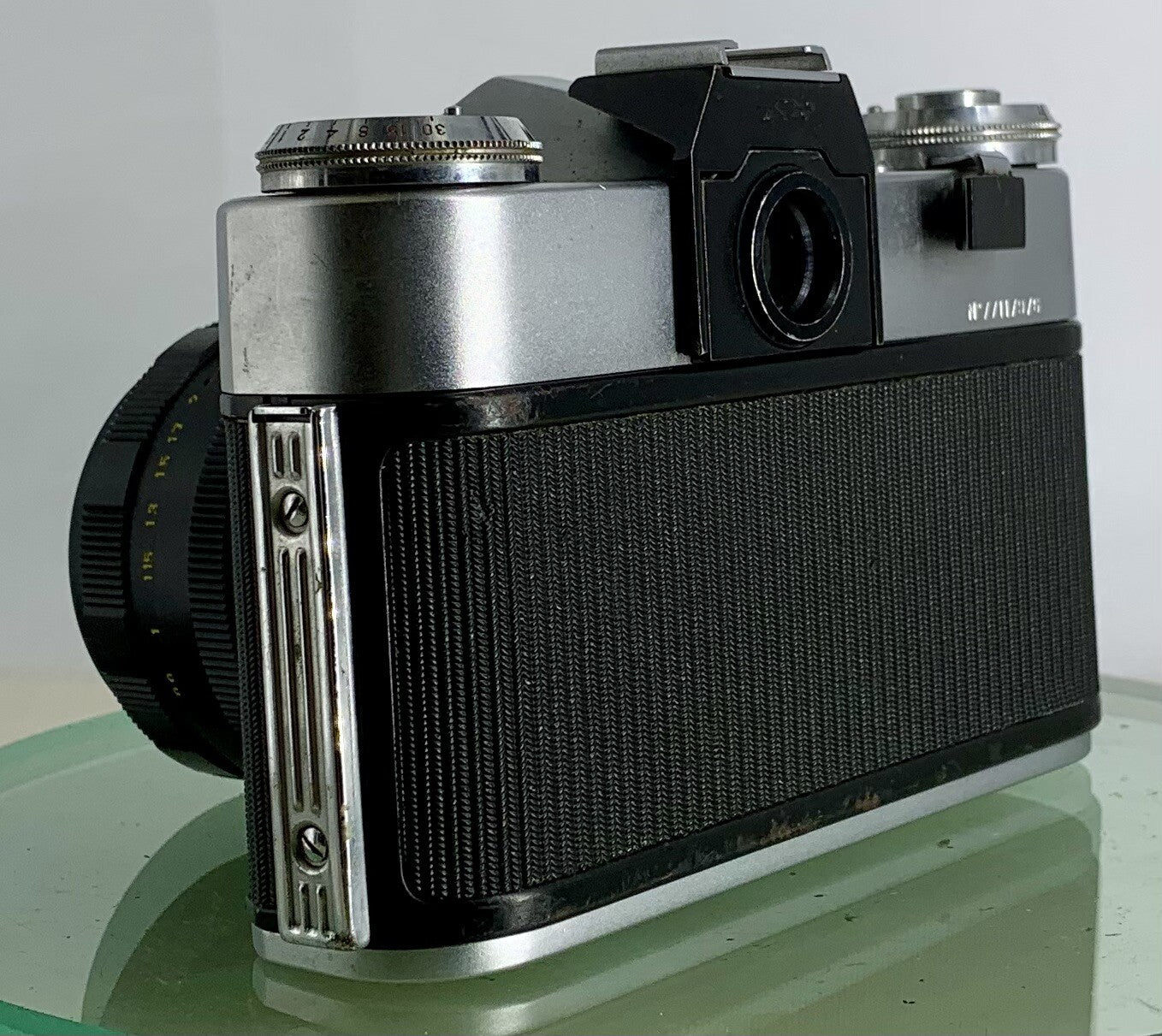Very Rare ZENIT E POINT AND SHOOT FILM CAMERA+HELIOS-44M LENS+SILVER+TESTED - 805