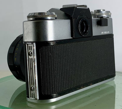 Very Rare ZENIT E POINT AND SHOOT FILM CAMERA+HELIOS-44M LENS+SILVER+TESTED - 805