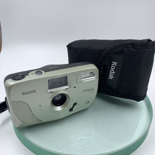 Kodak Advantix F220 APS Film Camera 6.4/24mm EKTANAR Lens # VGC  # TESTED # 7850