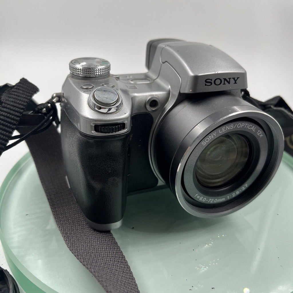 SONY CYBER SHOT DSC-H1 SUPER STEADY SHOT 12X OPTICAL ZOOM 5.1 MP#TEDTED#VGC#8770