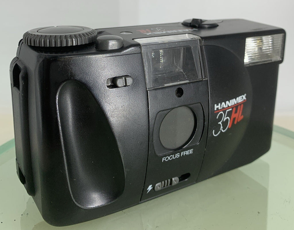 Hanimex 35HL 35mm Compact Film Camera Black GOOD CONDITION TESTED - 5890