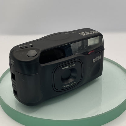 Vintage Ricoh Shotmaster Tru-Zoom Date 35mm camera Canon  38-90mm lens #8490