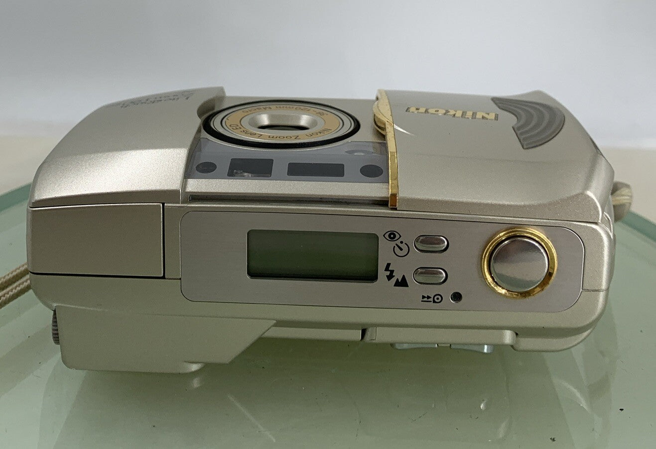 Nikon Lite Touch Zoom 120ED 35mm Film Point And Shoot Camera SILVER TESTED - 9417