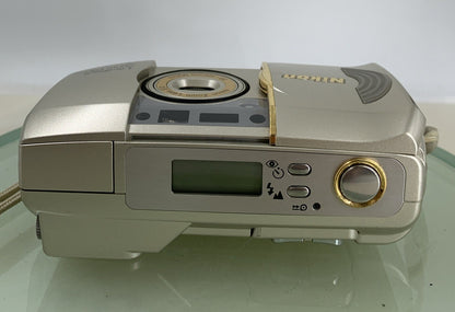 Nikon Lite Touch Zoom 120ED 35mm Film Point And Shoot Camera SILVER TESTED - 9417