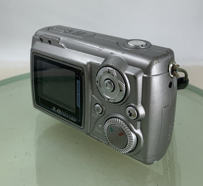 Praktica DCZ 3.2S 3.0MP Compact Digital Camera SILVER 16MB CARD TESTED - 4426