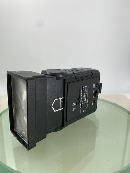 Cobra AB 210 Flash Gun For 35mm Film Camera Vintage BLACK - TESTED - 3844