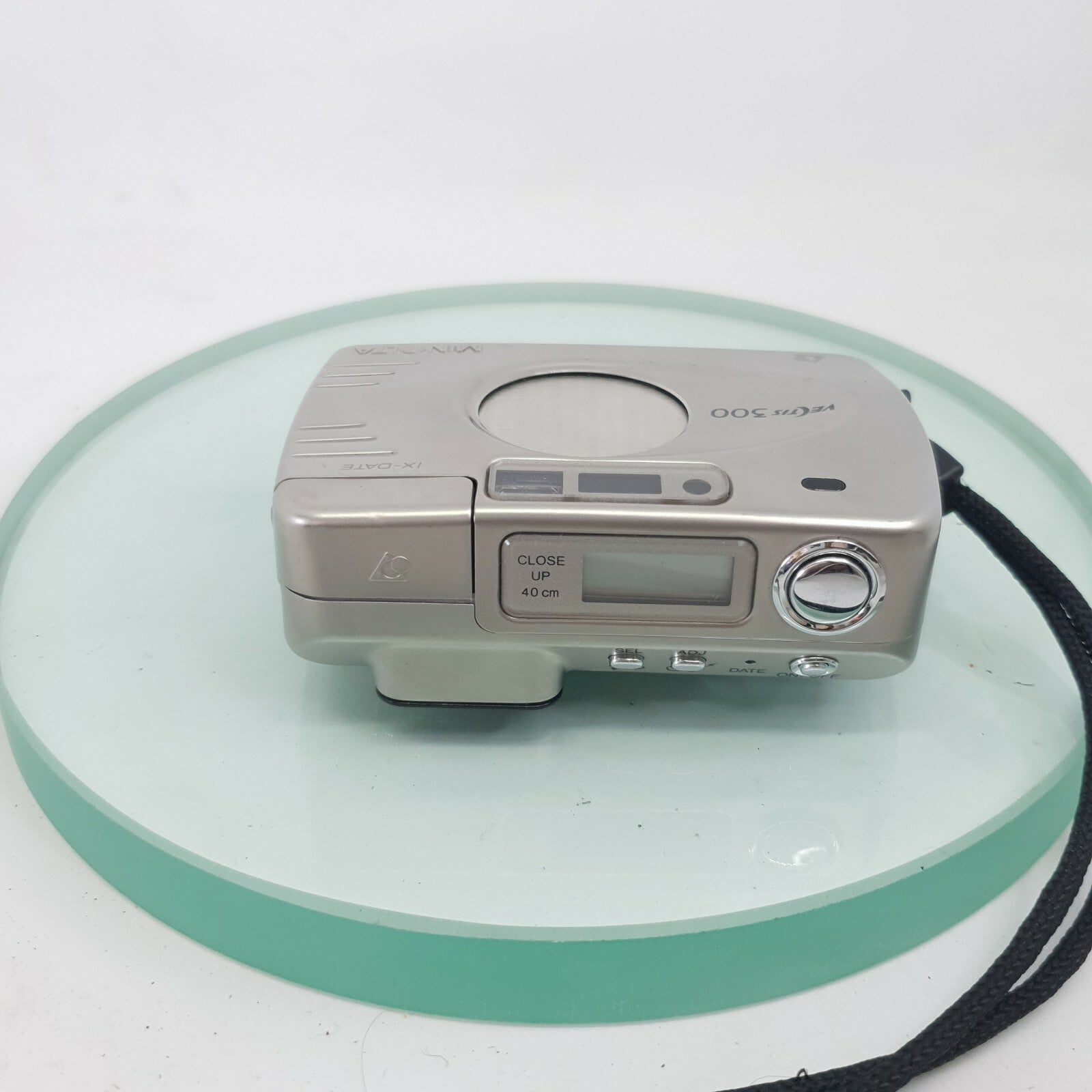 Rare Minolta Vectis 300, Stainless Steel APS Film Camera. FULLY TESTED #7034