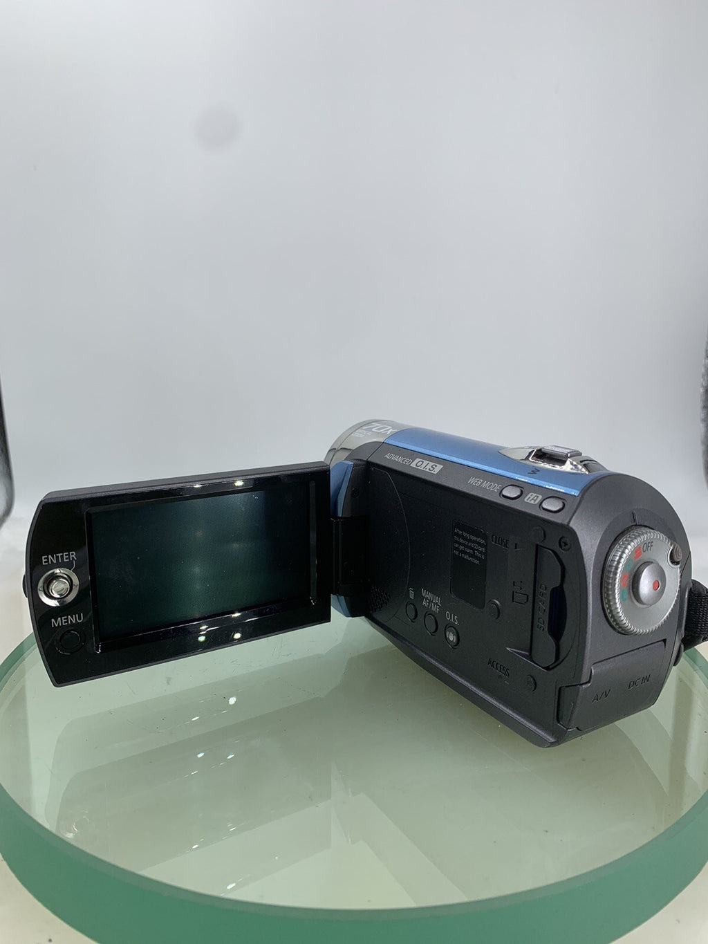 PANASONIC SDR-S26 SD DIGITAL VIDEO CAMERA RECORDER BLUE + CHARGER TESTED - 4904