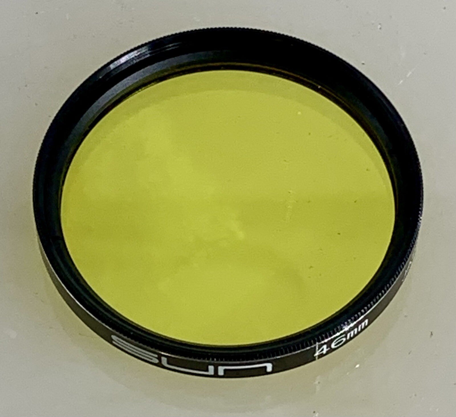 SUN 46MM YELLOW FILTER FOR CAMERA LENS + CASE + BOX - 5281