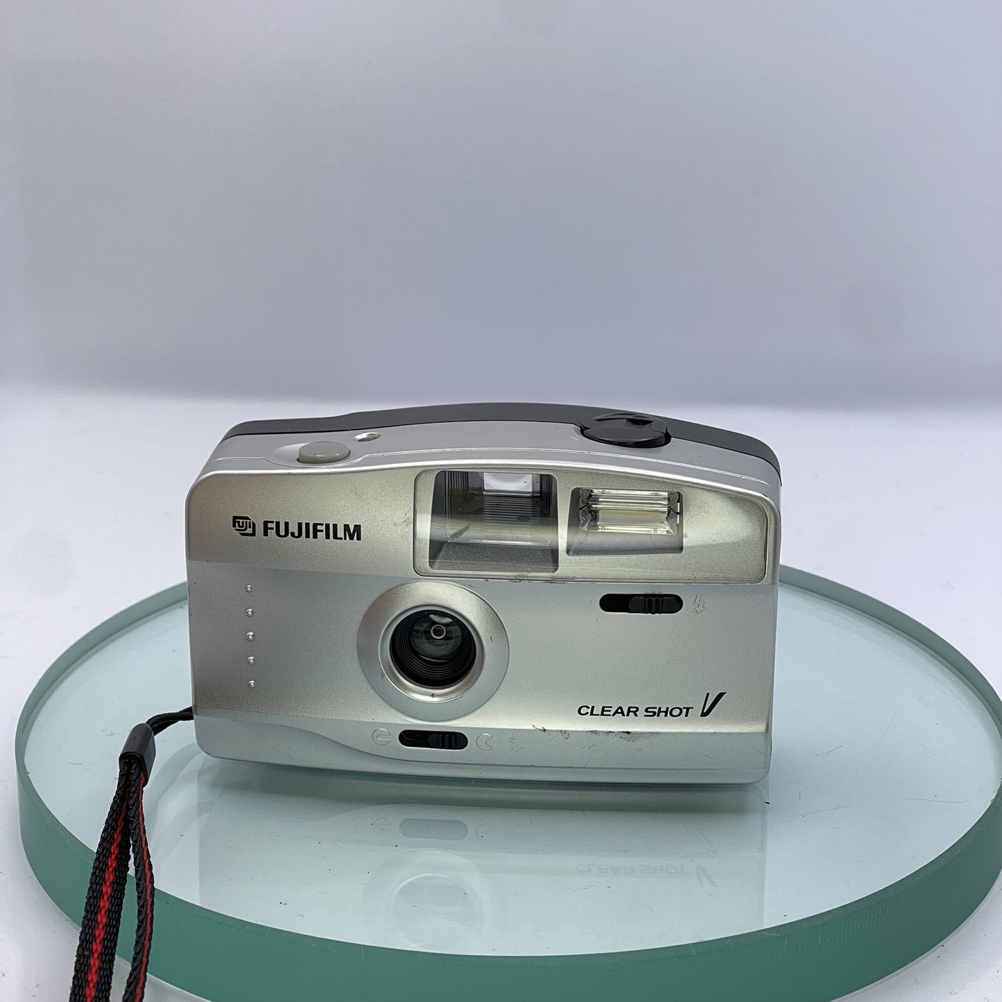 Vintage Fujifilm Clearshot V 35mm Camera Battery Tested Flash Working #6831